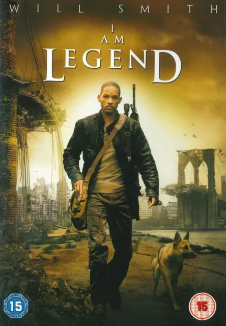 I Am Légende (2007) DVD, Will Smith, Alice Braga, Charlie Tahan [Région 2]