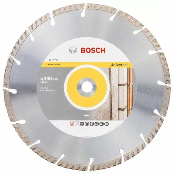 Bosch Disque à Tronçonner Diamanté Standard pour Universel,300 x 20 x 3,3 X 10