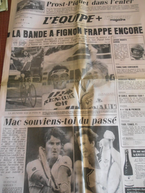 Classement général du Tour de France 1982 - maillot jaune