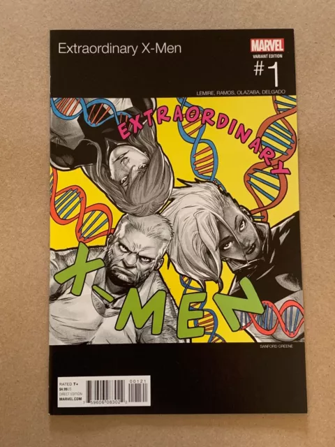 Extraordinary X-Men #1 Hip-Hop Homage Variant Cover Vf+ 1St Printing Marvel 2015