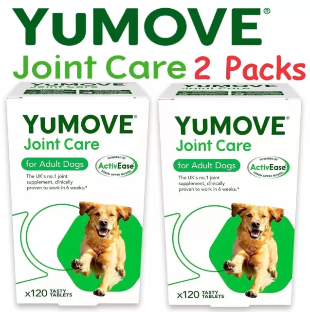 Lintbells YuMOVE Dog Joint Supplement for Stiff Older Dogs - 240 Tablets UK Stoc