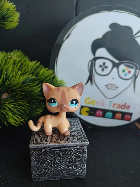 Lps #733 Littlest Petshop Original Authentic Chat Europeen European Cat