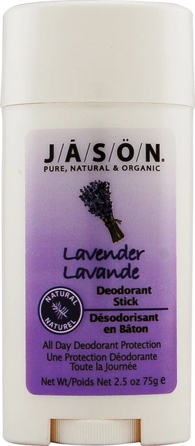 Barra desodorante calmante lavanda de Jason Natural Products, 2,5 oz