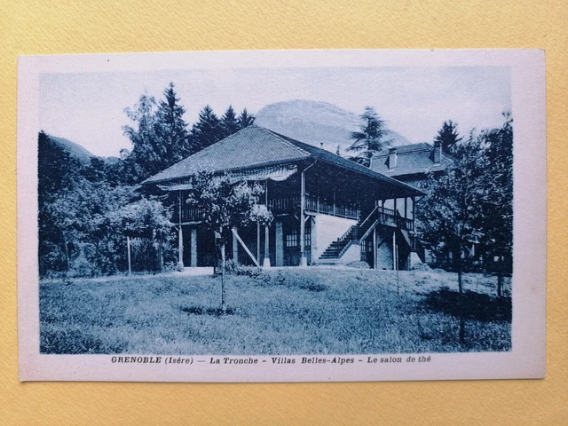 CPA 38 - GRENOBLE Isère LA TRONCHE VILLAS BELLES-ALPES Le Salon de Thé