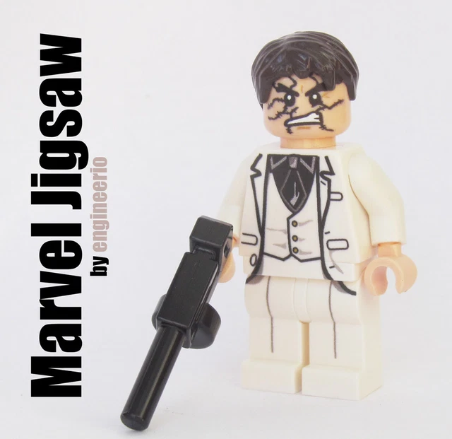 LEGO CUSTOM -- Jigsaw -- Marvel Super heroes minifigures punisher $19.99 -  PicClick