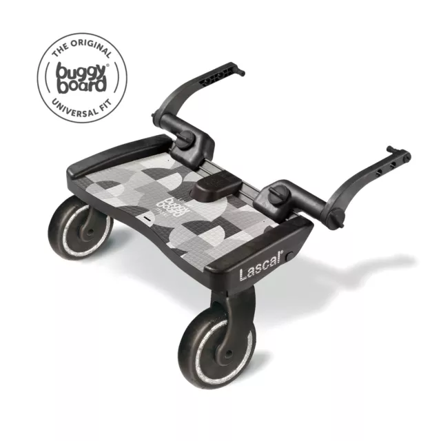 BESCHÄDIGTE BOX Lascal Maxi Buggy Board grau Geo exklusive Edition 2