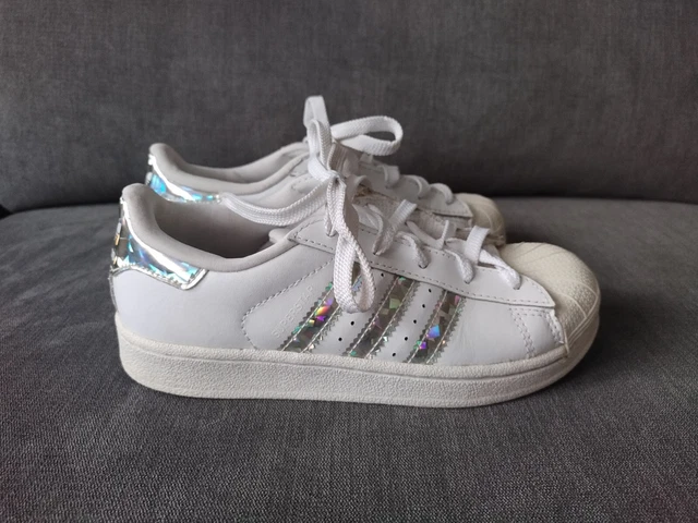 Buty adidas superstar silver hologram hot sale