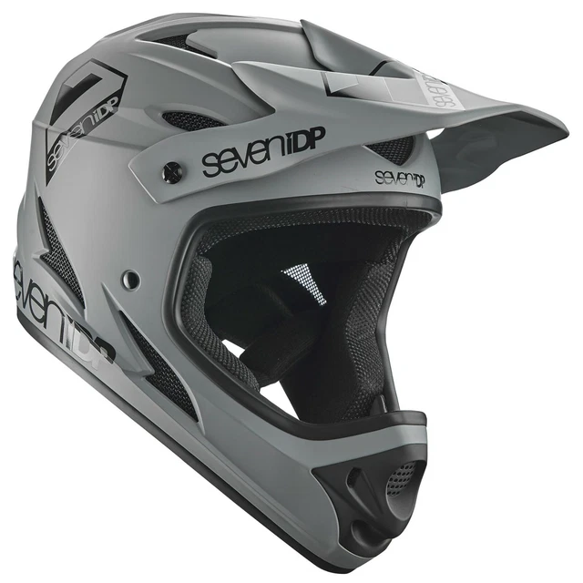 7Idp M1 Vollgesicht Mountainbike/Bmx/Enduro/Ebike Helm Grau Jugend Medium++Verkauf 3