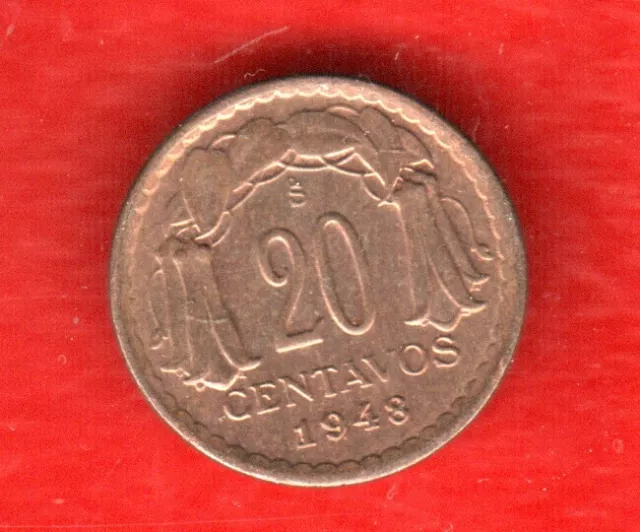 Chile 20 Cents 1948