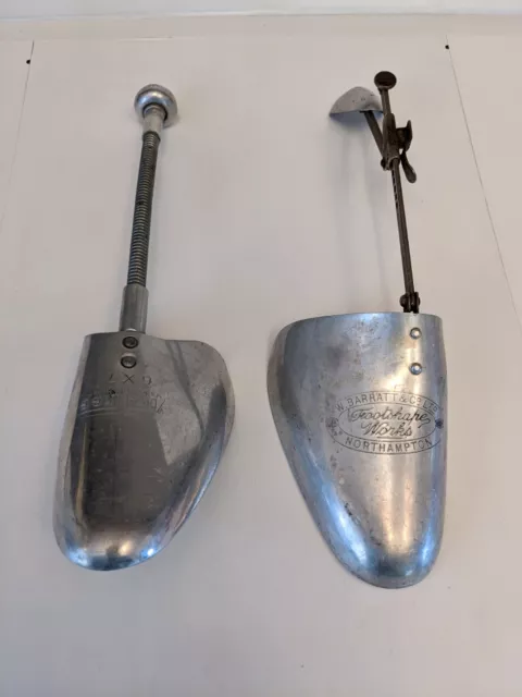 Shoe Stretchers Vintage Vic-Tree Aluminium Metal Shoe Trees Barratt Northampton