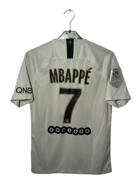 Maillot PSG Domicile 2024 Blanc - Flocage Mbappé 7, Nike Dri-FIT ADV, Born X Raised, Taille S