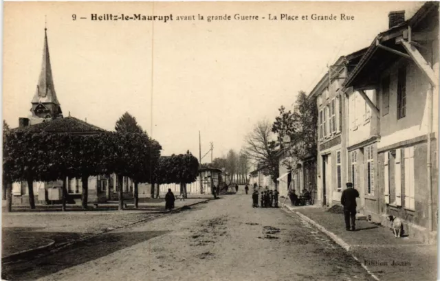 CPA AK HEILTZ-le-MAURUPT - La Place et Grande Rue (484374)