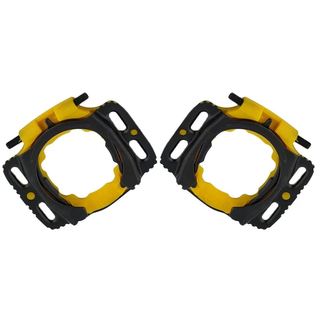 Adaptateur Pédale Vélo VGECEE | Pour Chaussures Route 3 Troux Vers SPD | 2 Plaques + Vis + Clé