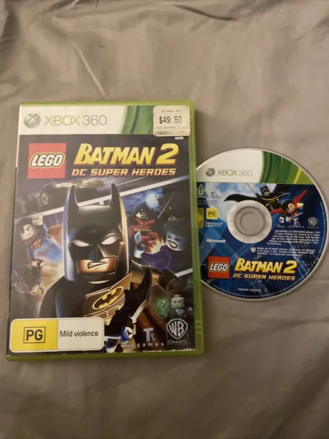 LEGO Batman 2 DC Super Heroes Xbox 360 Game PAL *FREE SHIPPING* NO MANUAL!