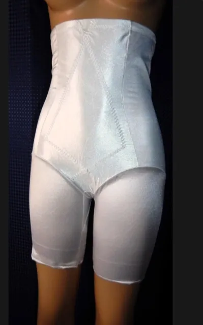 Vintage Tight Control All In One Girdle Soft Padded Cups Hook Crotch NOS  36C