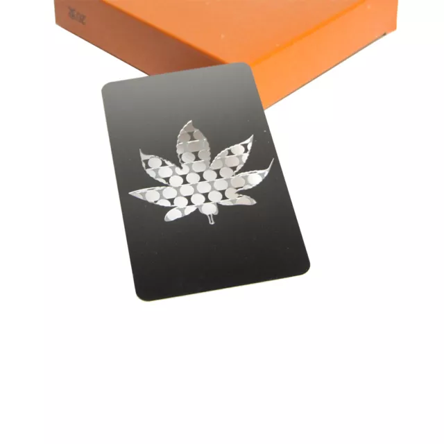 Credit Card Metal Grinder Assorted Designs Pocket Size Herb Spice Crusher UK