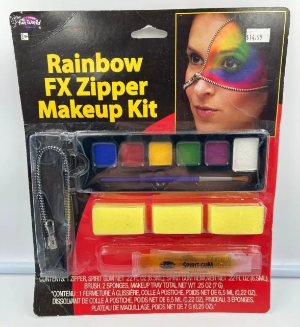 Halloween Rainbow Fx Zipper Makeup Kit NEW