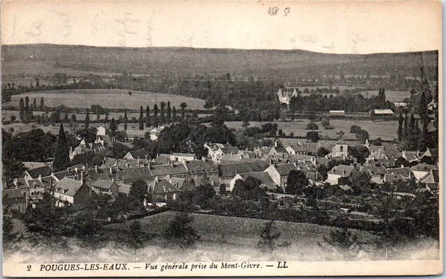58 POUGUES LES EAUX - vue generale prise du mont givre