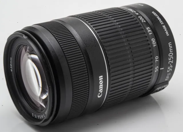 Objektiv Zoom Canon Lens EF-S EFS EF S 55-250mm 4-5.6 55-250 IS II digital EOS
