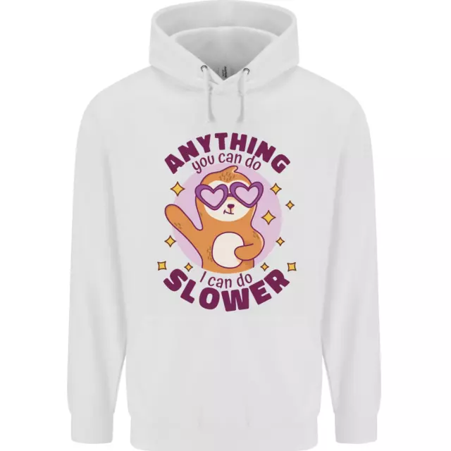Sloth Anything I Can Do Slower Funny Childrens Kids Hoodie