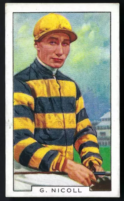 Gallaher - Famous Jockeys (Mauve) - #13 G Nicoll
