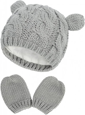 Gants De Bebe Chapeau D Hiver Bonnet Pom Avec Cache Oreilles Et Navy Eur 11 90 Picclick Fr