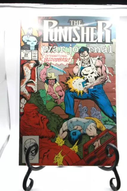 Punisher War Journal #24 (1988 Series) Direct Vol. 1 Marvel Comic Book Nov 1990