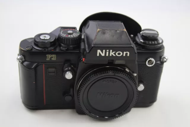 Nikon F3 SLR Vintage Film Camera Working Body Only w/ Original Body Cap