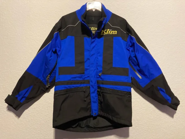 Klim Aggressive Sled Wear Gore-Tex Snowmobile Jacket Men's Medium Blue