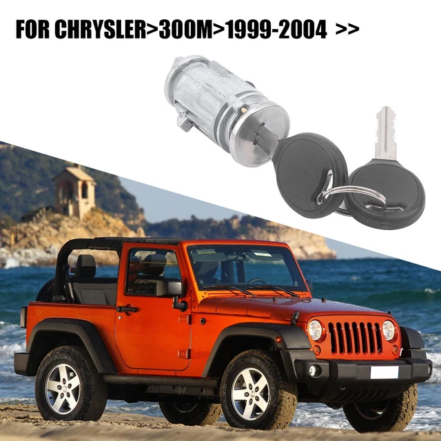 Cilindro Blocco Accensione + 2 Chiavi per DODGE CARAVAN CARICABATTERIE INTREPIDO NEON VIPER