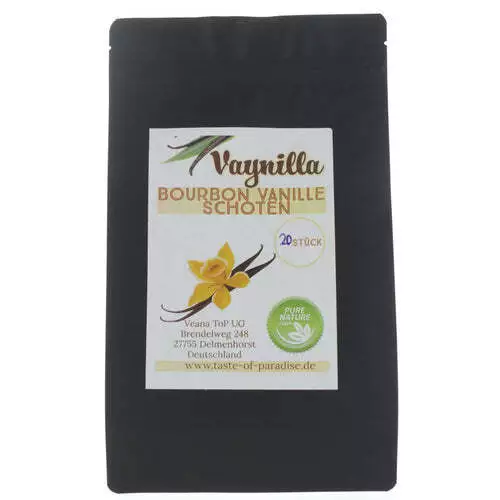 Vanilla Bourbon Beans (20 Pcs 10-11cm) 100% Natural Madagascar