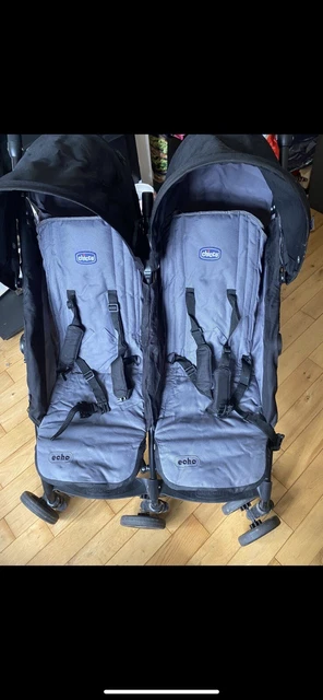 Double Pram - Chicco Echo Stroller