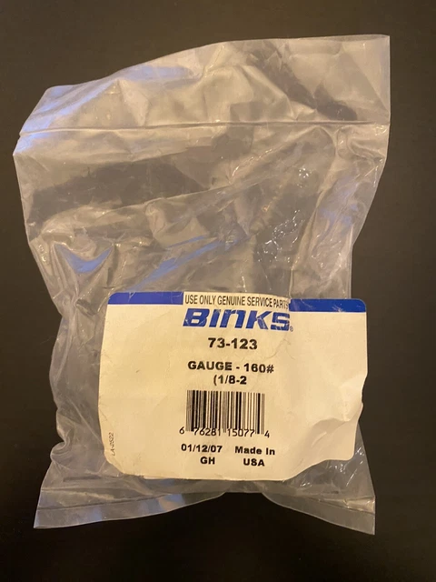 BINKS 73-123 Guage 160#