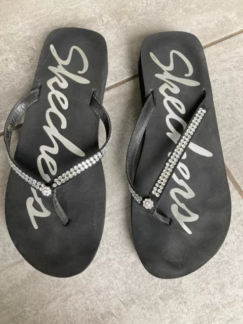 Skechers flip flops ladies size 6 hotsell