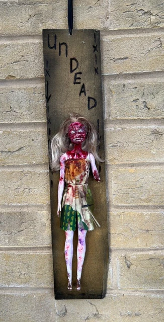 OOAK Creepy Doll Haunted Horror Zombie Gothic Possessed "UNDEAD" Fashion doll
