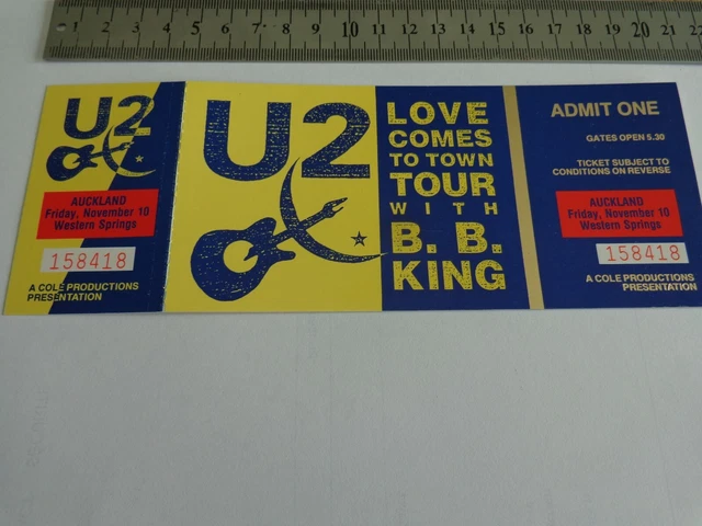 U2 LOVE COMES TO TOWN TOUR チケット（ウドー音楽事務所 | 【#U2 