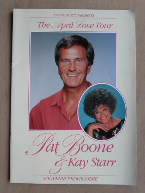 Pat Boone & Kay Starr Souvenir Programme The April Love Tour 1993 Flying Music