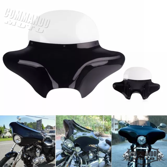 For Harley Road King FLHR FLHRC 1994-2022 Batwing Fairing + Clear Windshield