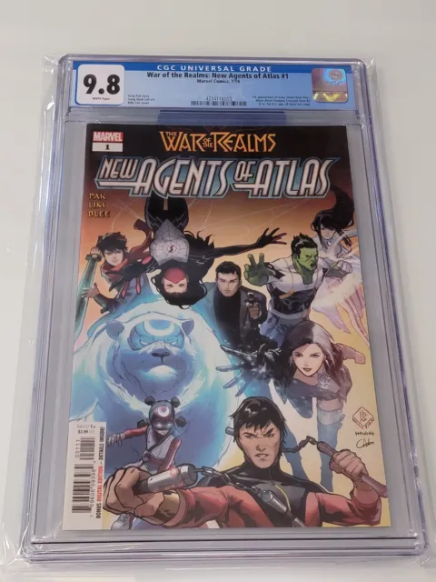 War of the Realms: New Agents of Atlas #1 *CGC 9.8* 1st Appearances Marvel 2019