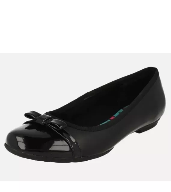 Clarks girls slip on shoes store