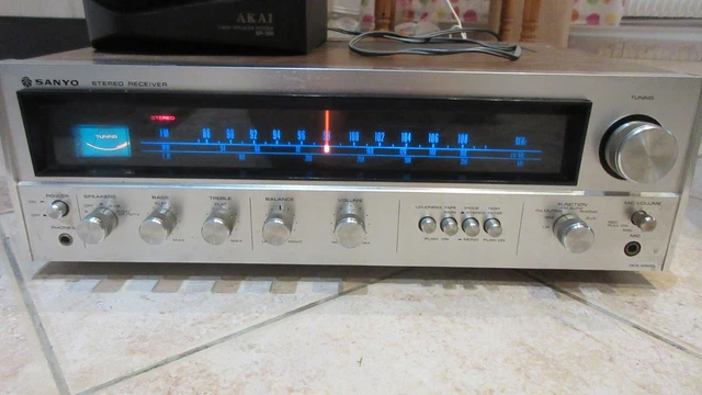 VTG Sanyo Stereo JT220 JA220 AM FM Tuner Receiver HiFi AMP Bundle Parts Repair e