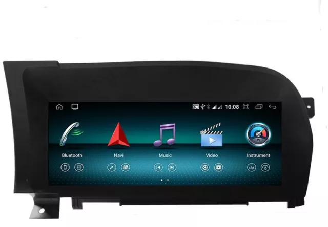 9" Android 13 Car GPS Carplay for Mercedes Benz S class w221 2006-2013