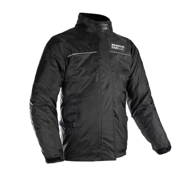 Oxford Rainseal Wasserdicht Motorrad Über Jacke - Schwarz - RM212001