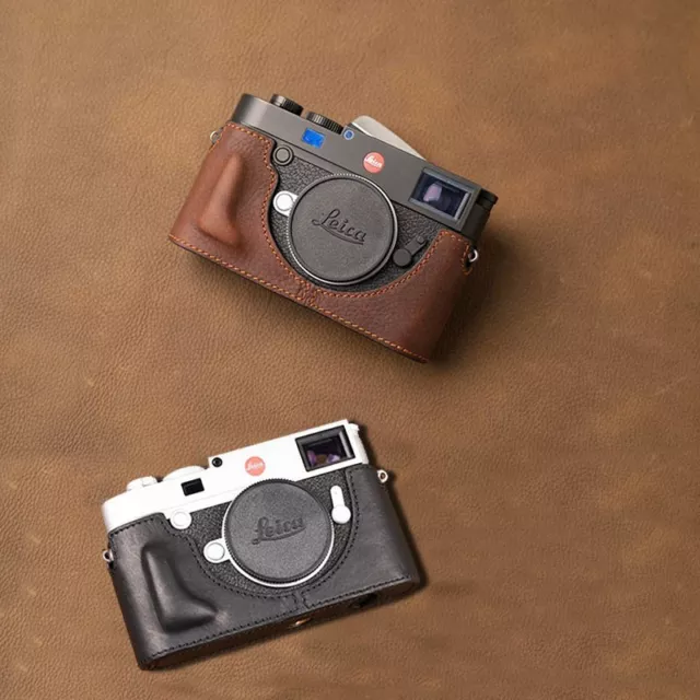 Real Leather Handmade Camera Case Half Body Cover For Leica M11 M10 M10P M10R