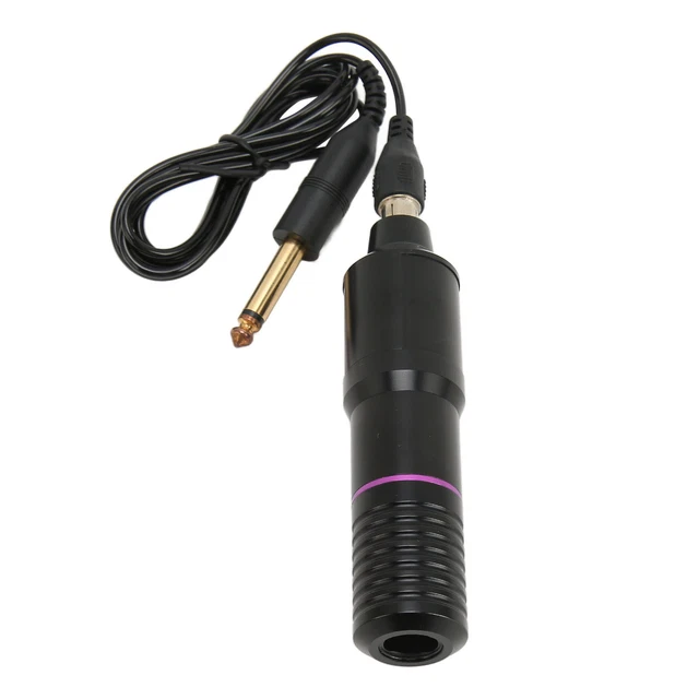 (Noir Violet)Ensemble De Machine à Tatouer Stylo Rotatif Réglable En Alliage