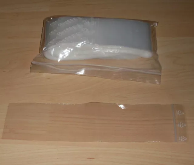 1000 Tütchen Polybeutel 60 x 230 Polybag länglich Druckverschlussbeutel Ziptüten