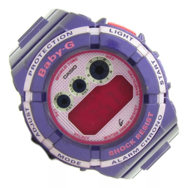 CASIO Baby G Shock Armbanduhr BGD-121 Alarm Digital Lila Pink 20ATM Batt neu S45