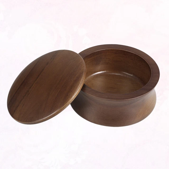 Wooden Shaving Bowl Badger Shaving Bowl Grooming Set Men Sets Men Old Fashioned