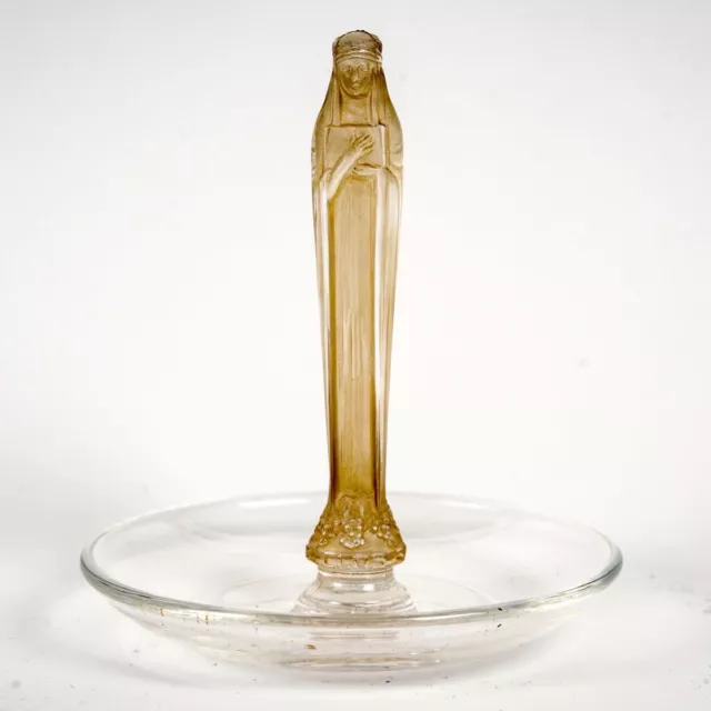 Cendrier Clos Sainte Odile Verre René Lalique R.Lalique Glass Ashtray Pintray