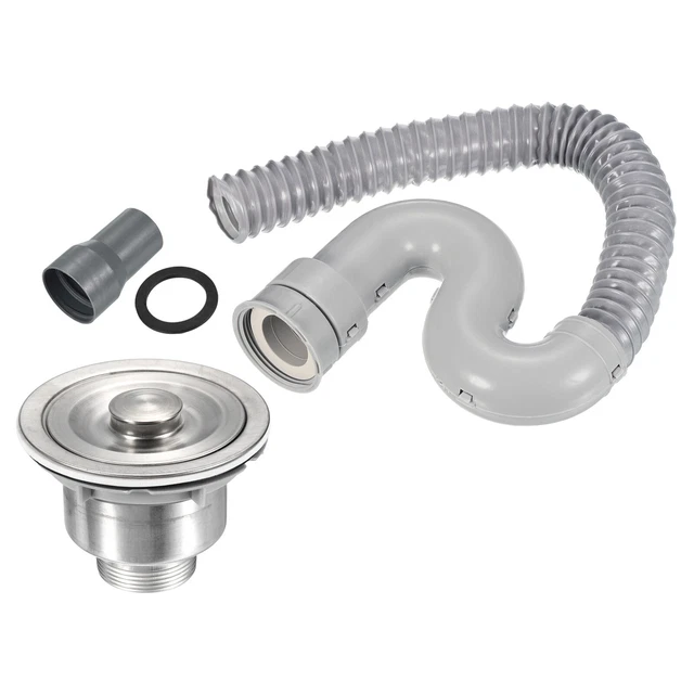Drainage évier Trousse Drainage Tuyau Sceau Anneau pour Cuisine Toilettes Vert